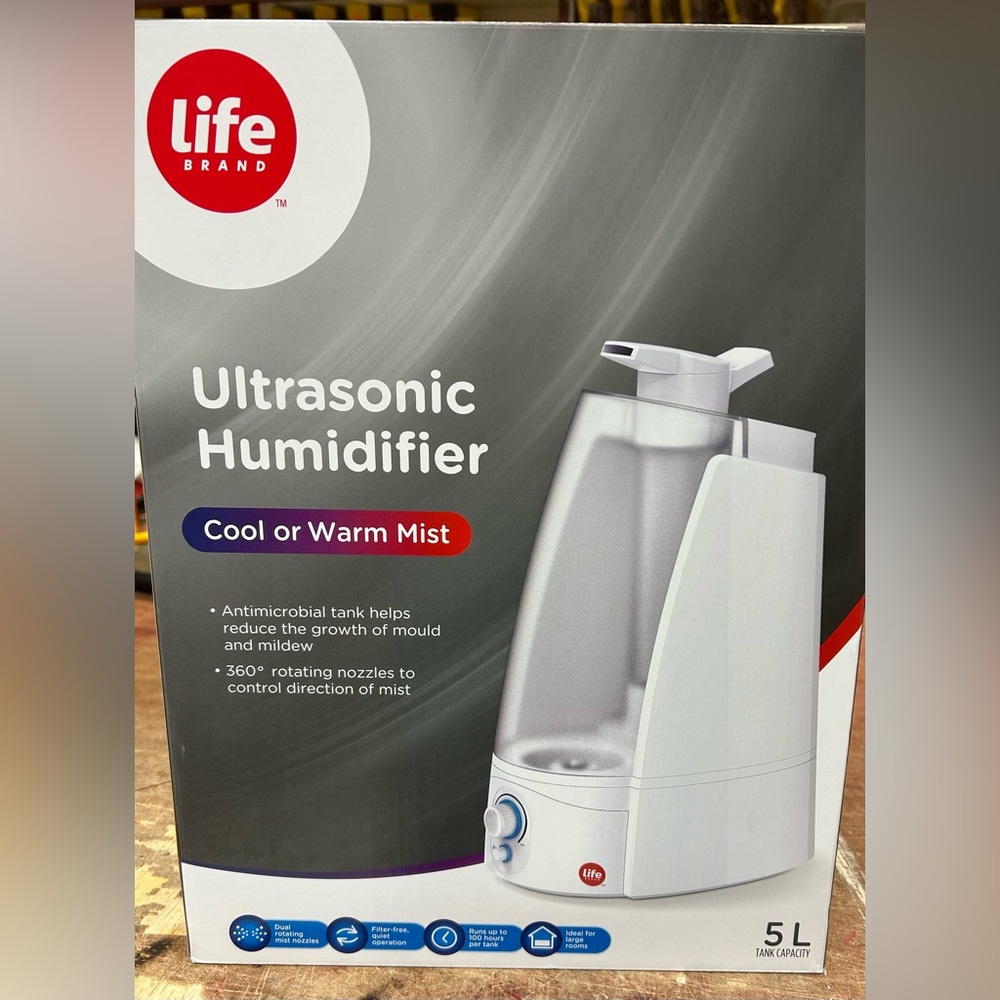 White Ultrasonic Humidifier